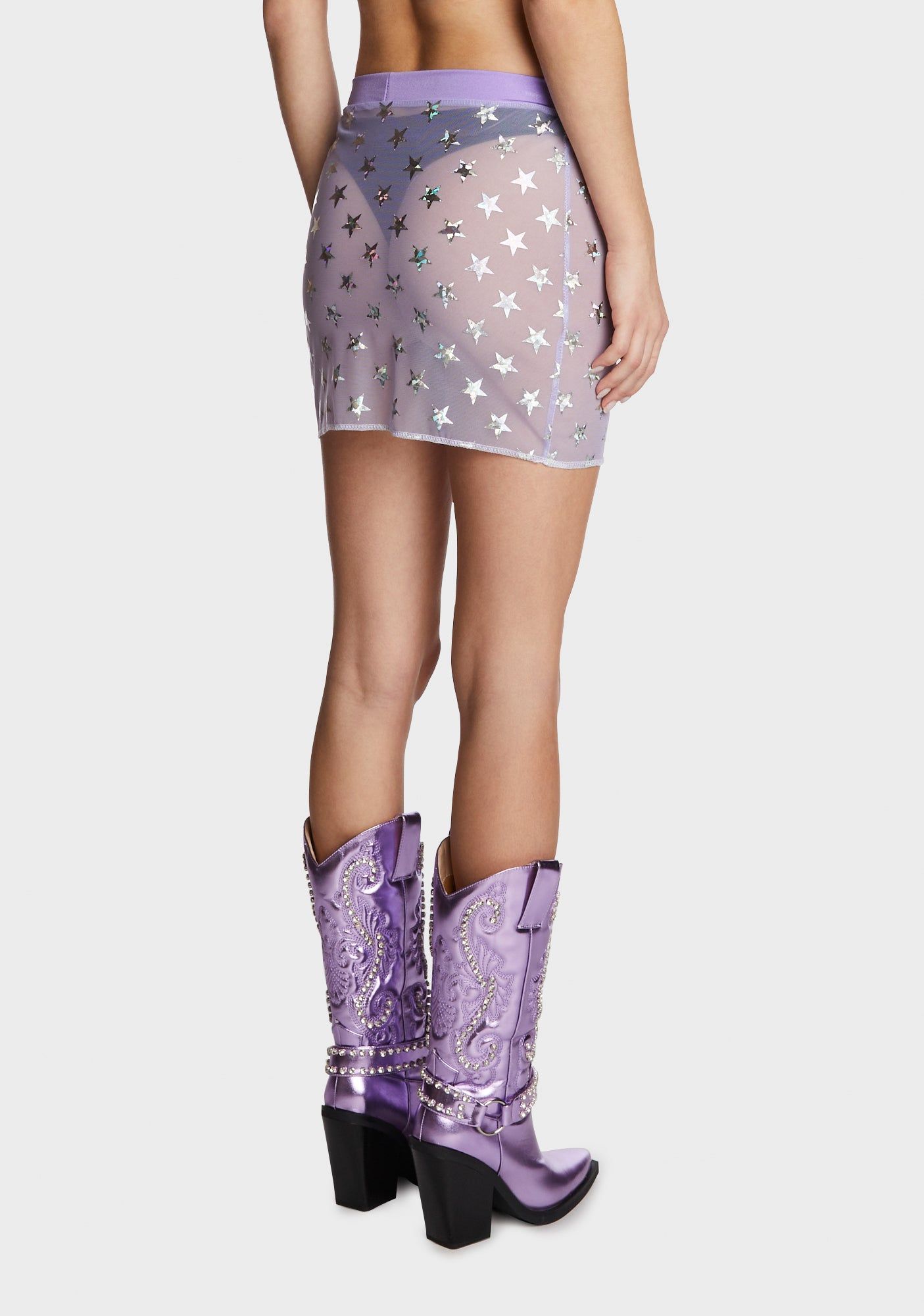 Your Fantasy Mini Skirt sold by Dolls Kill product image thumbnail 4