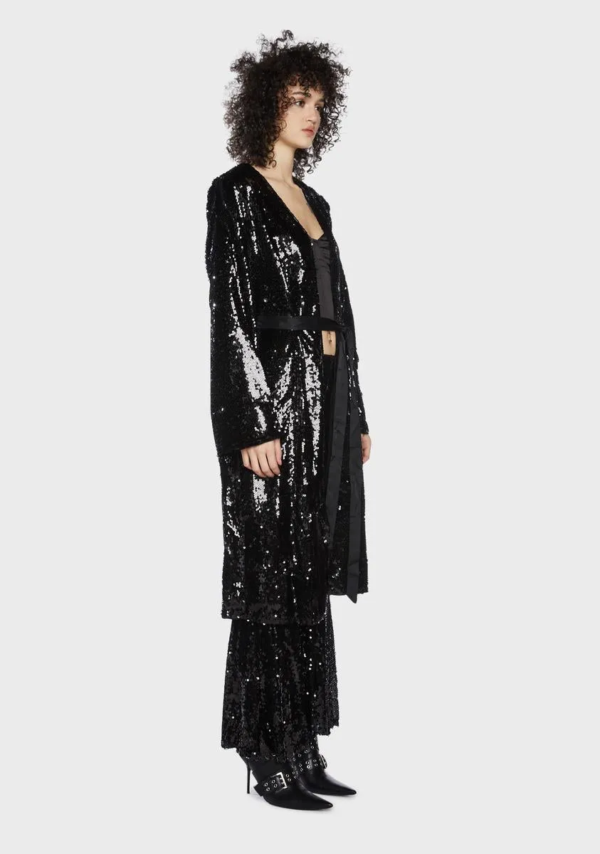 Sass The Night Sequin Duster sold by Dolls Kill product image thumbnail 2