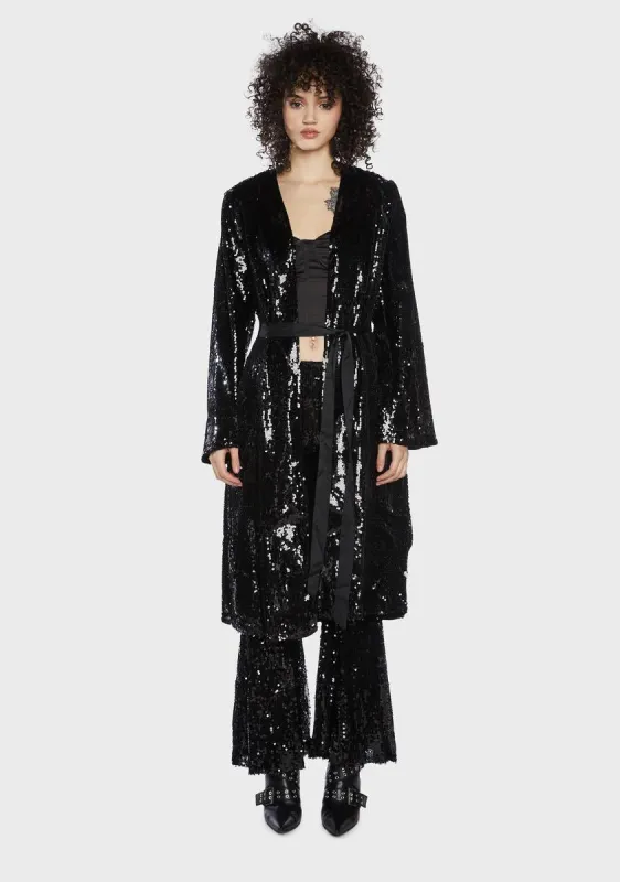 Sass The Night Sequin Duster sold by Dolls Kill