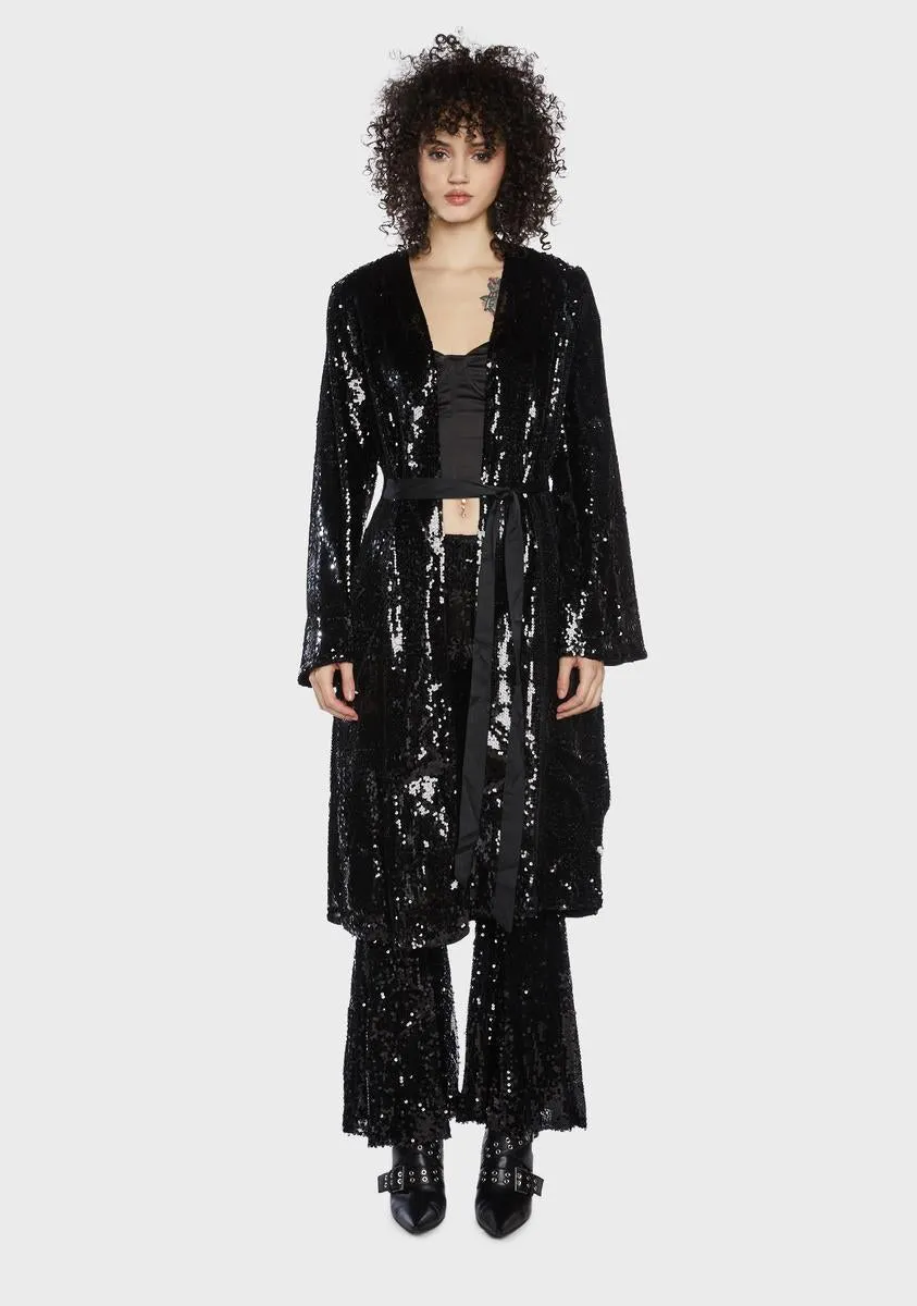 Sass The Night Sequin Duster sold by Dolls Kill