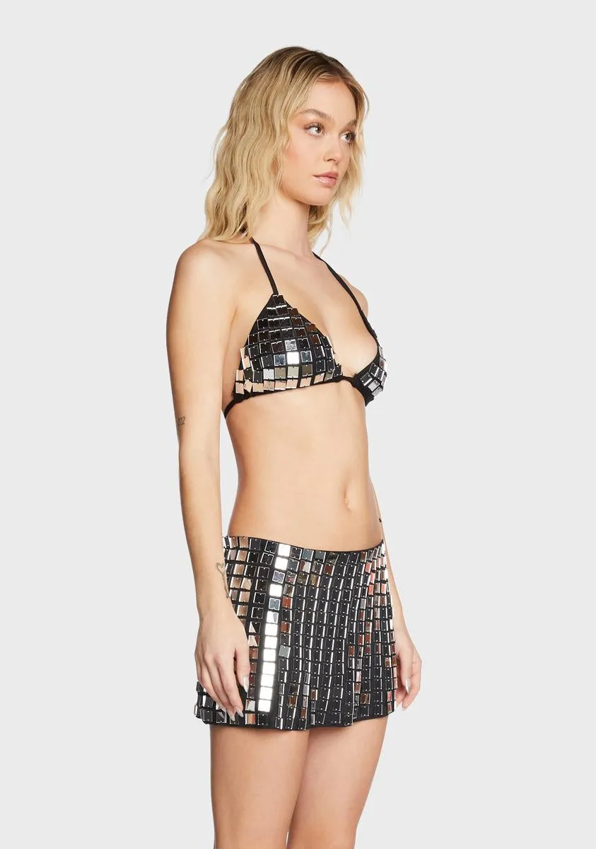 Molly Mirror Bra Top sold by Dolls Kill product image thumbnail 3