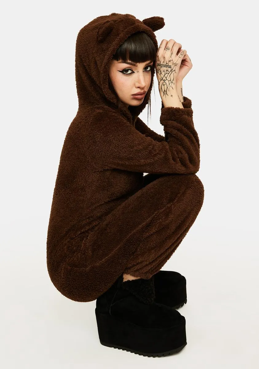 Cocoa Serious Snuggles Jumpsuit sold by Dolls Kill product image thumbnail 2