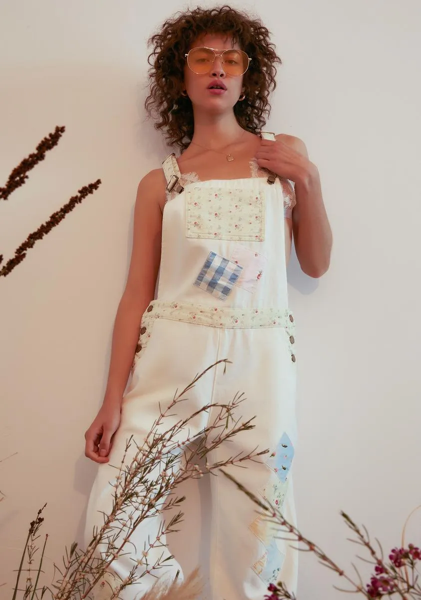 Precious Memories Floral Overalls sold by Dolls Kill product image thumbnail 2