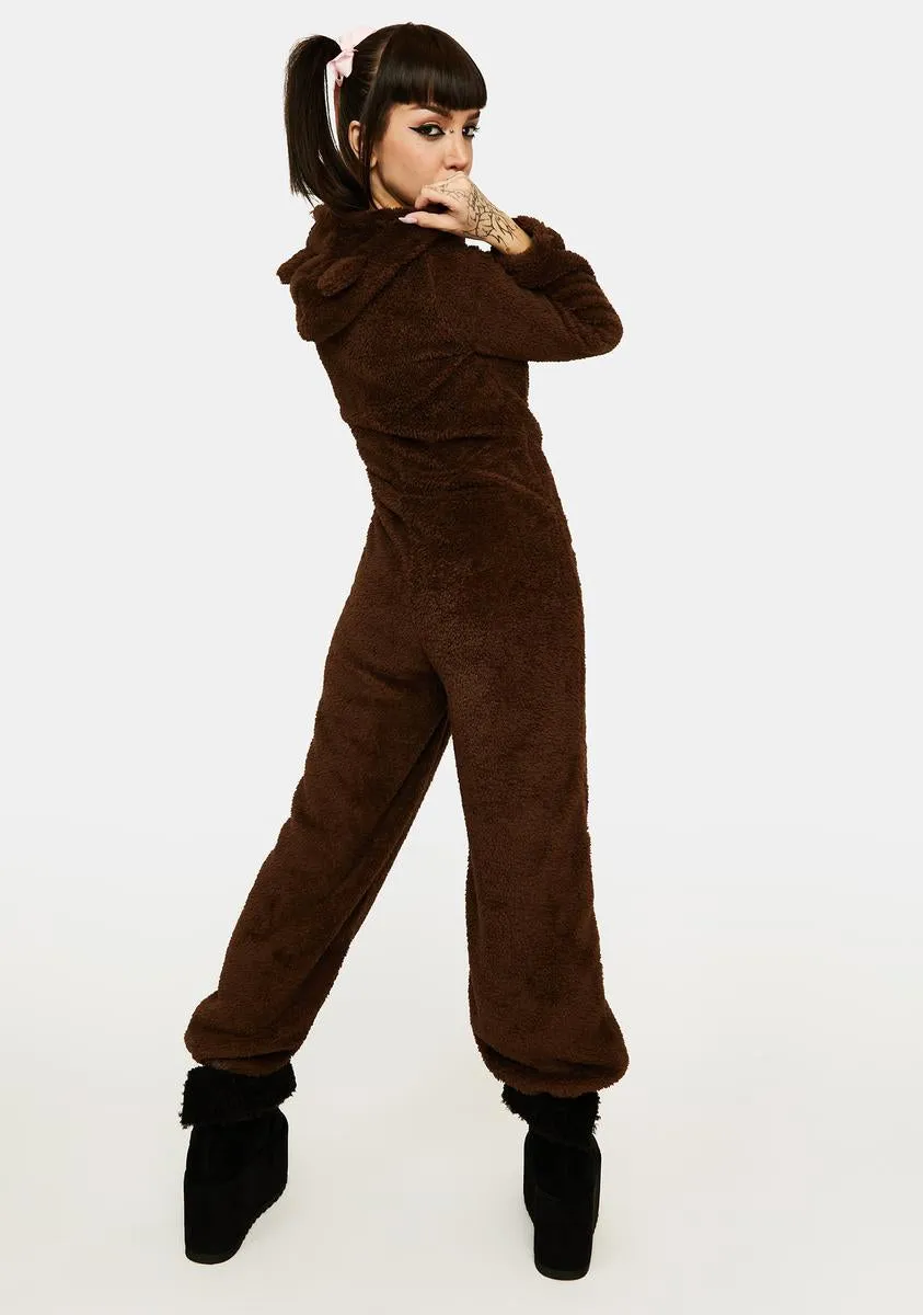Cocoa Serious Snuggles Jumpsuit sold by Dolls Kill product image thumbnail 4