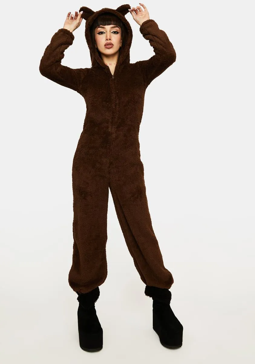 Cocoa Serious Snuggles Jumpsuit sold by Dolls Kill