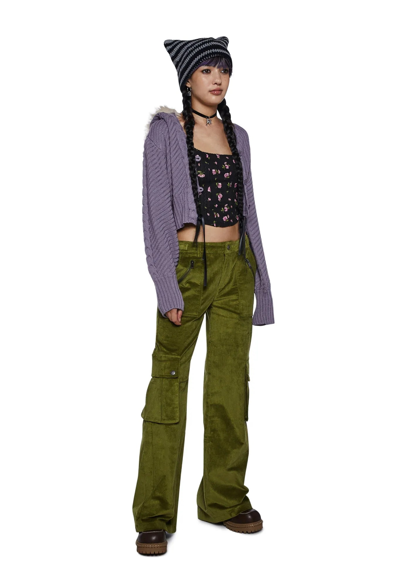 Vintage Vinyl Cargo Pants sold by Dolls Kill product image thumbnail 2