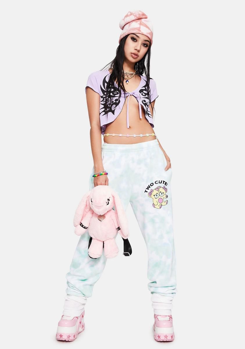 Tattoo Butterfly Tie Front Top sold by Dolls Kill product image thumbnail 3