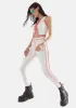 Icy The Truth Stings Contrast Stitch Pants Set sold by Dolls Kill