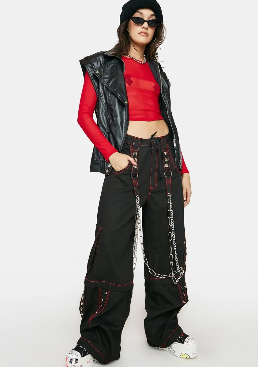 Hot Blurred Truth Crop Top sold by Dolls Kill product image thumbnail 5