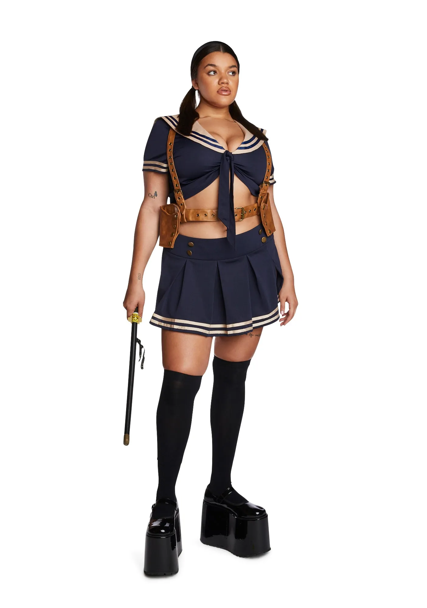 Plus One-Hit Knockout Costume Set sold by Dolls Kill product image thumbnail 5