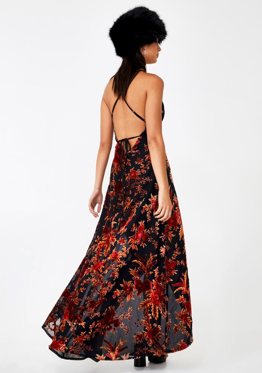 Liliana Floral Dress sold by Dolls Kill product image thumbnail 4