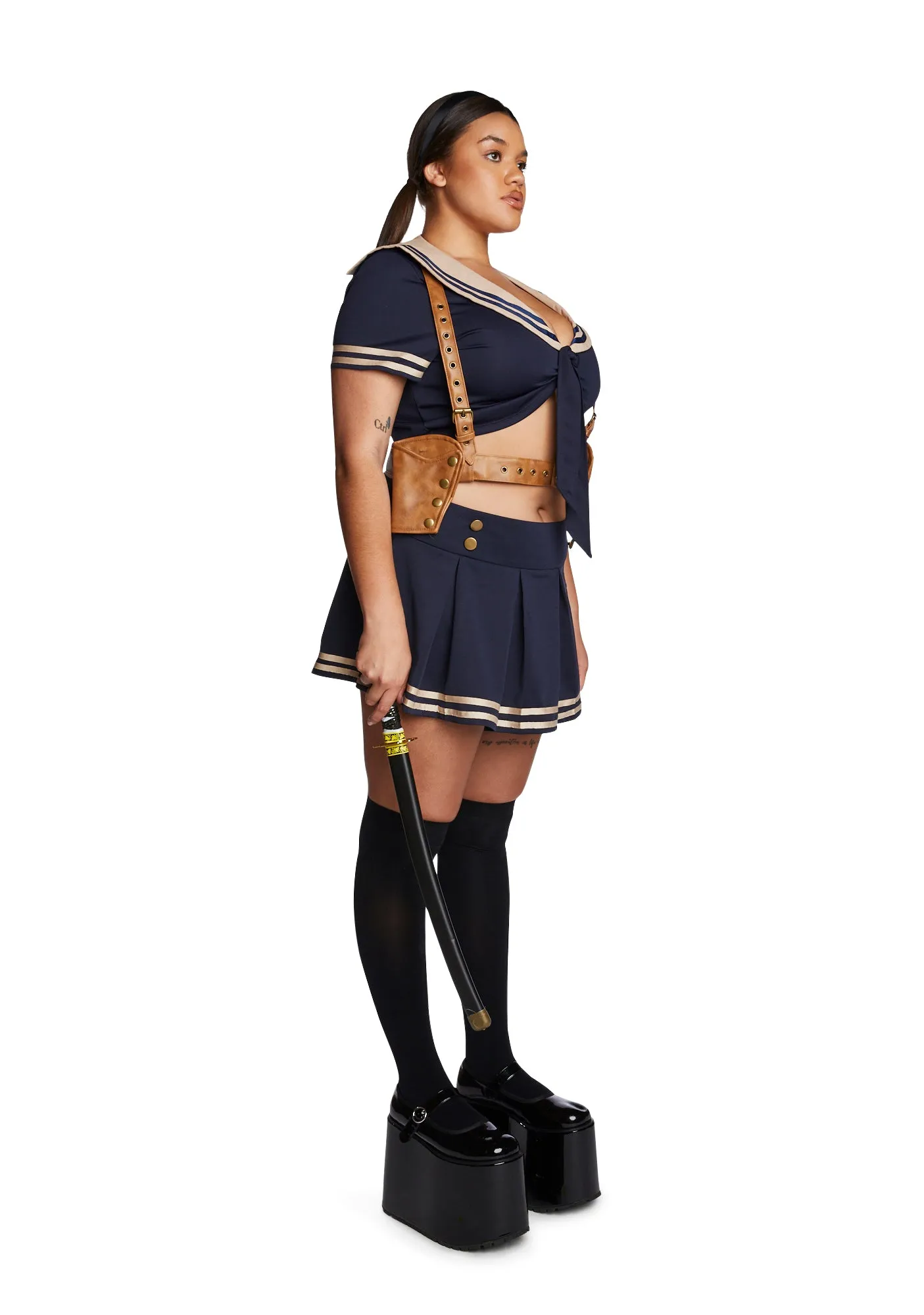 Plus One-Hit Knockout Costume Set sold by Dolls Kill product image thumbnail 3