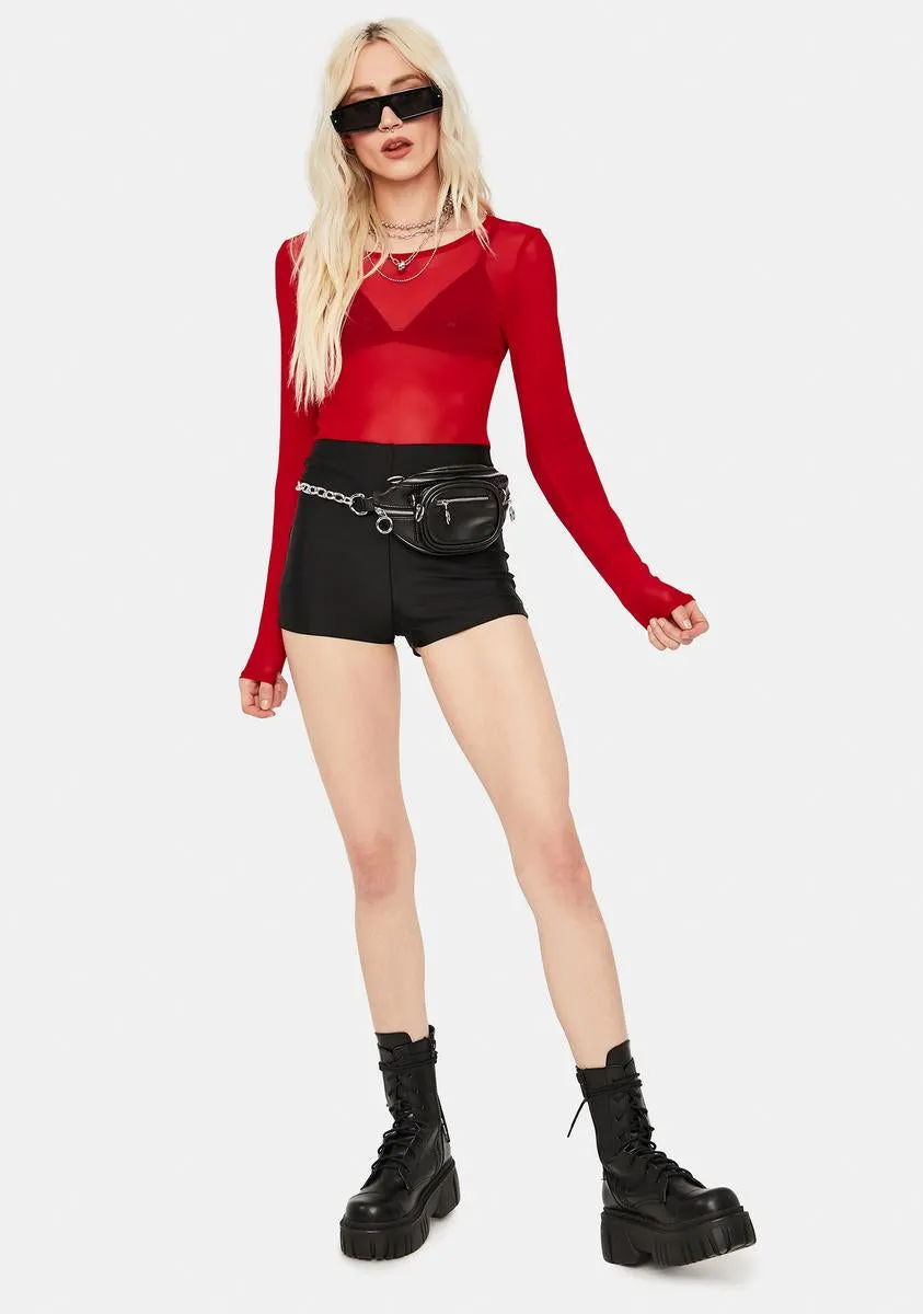 Hot Blurred Truth Crop Top sold by Dolls Kill product image thumbnail 3