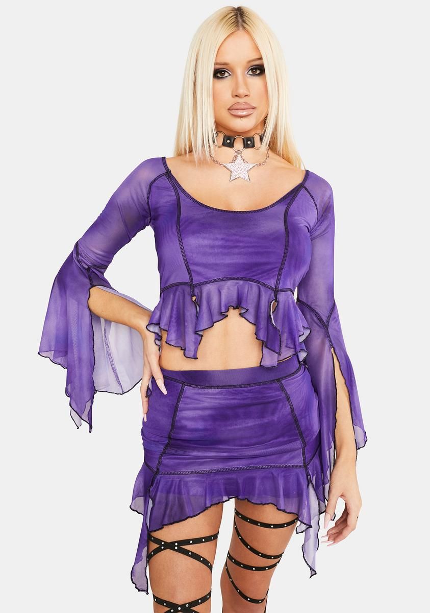 Popstar Personality Mini Skirt sold by Dolls Kill product image thumbnail 2