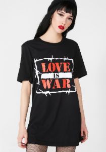 Love Is War Tee sold by Dolls Kill