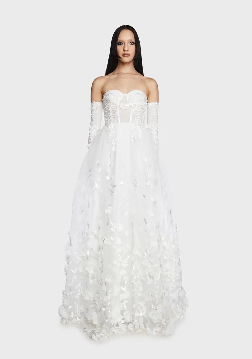 Romantic Threads Bridal Gown sold by Dolls Kill