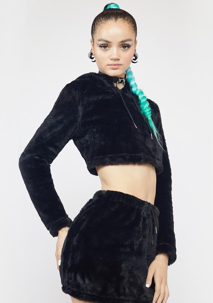 Wicked Furreak Animali Cropped Hoodie sold by Dolls Kill product image thumbnail 2