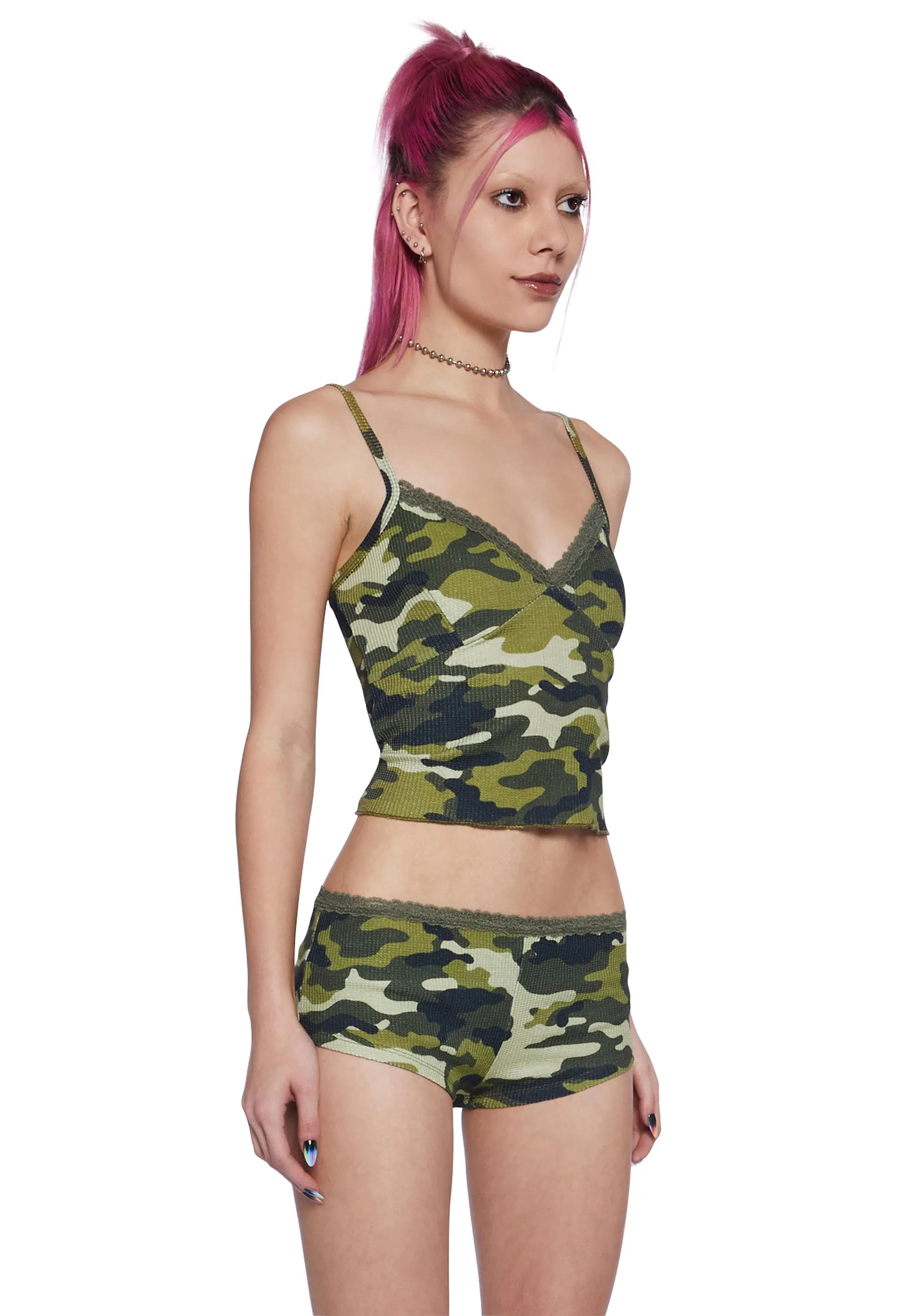 Majorly In Love Camo PJ Set sold by Dolls Kill product image thumbnail 3