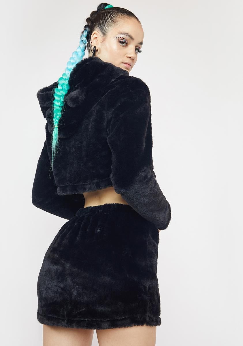 Wicked Furreak Animali Cropped Hoodie sold by Dolls Kill product image thumbnail 4