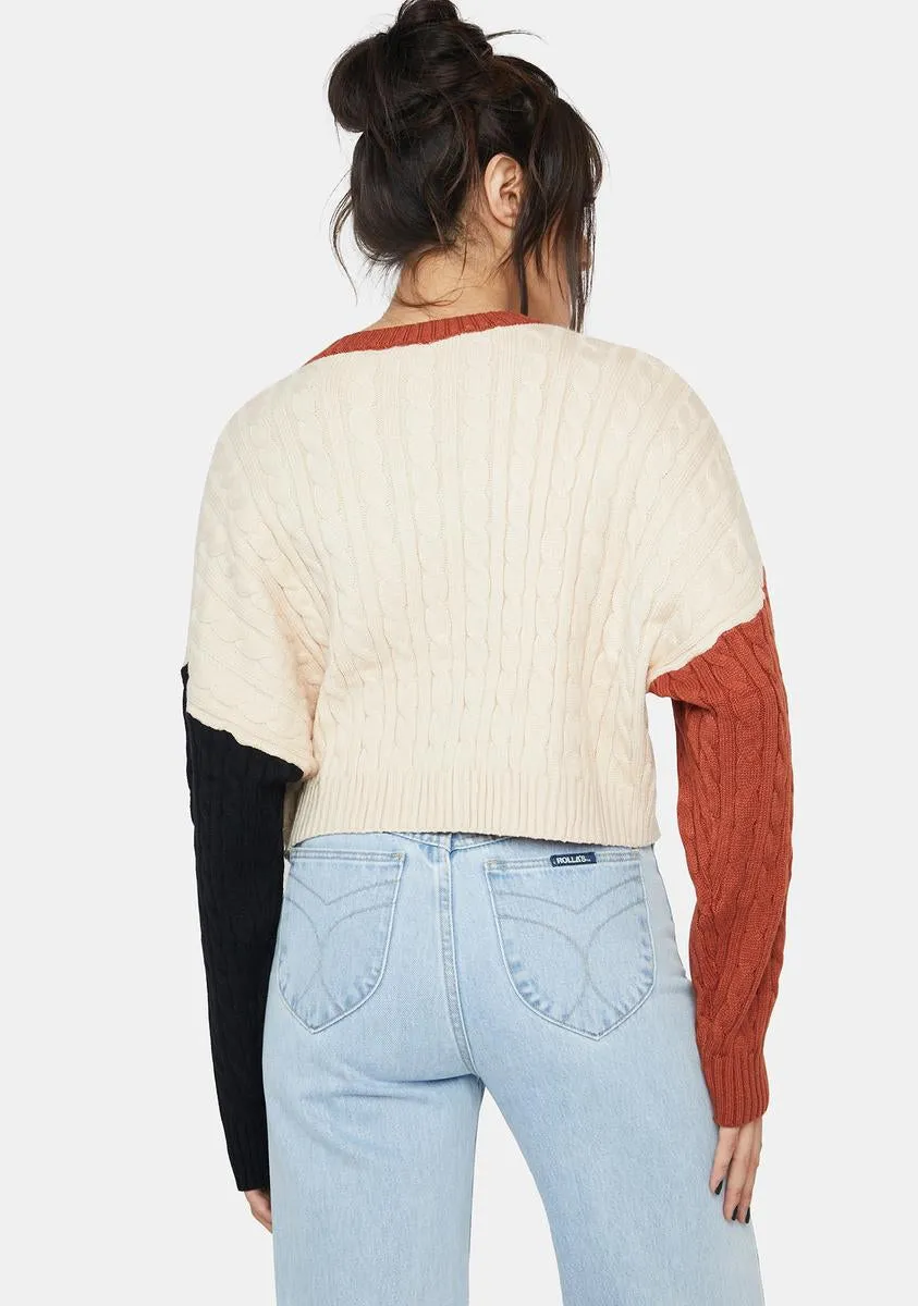 Hold On Color Block Sweater sold by Dolls Kill product image thumbnail 4