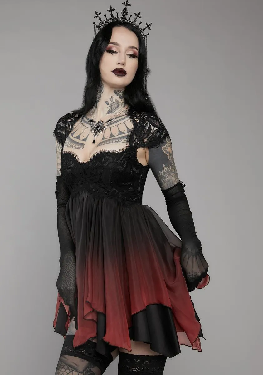 Blood And Lust Ombre Mini Dress sold by Dolls Kill product image thumbnail 2