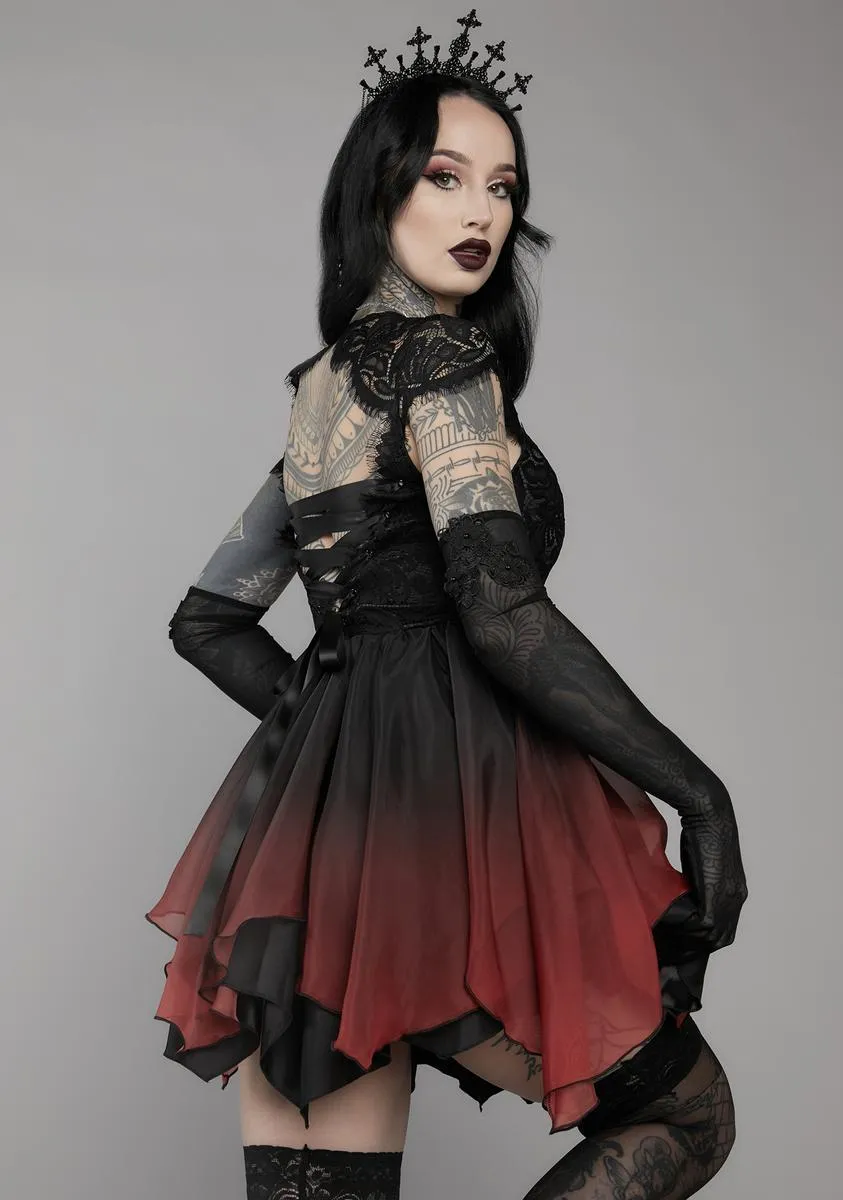 Blood And Lust Ombre Mini Dress sold by Dolls Kill product image thumbnail 4