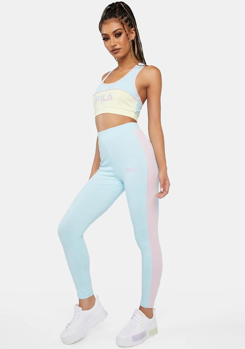 Crystal Blue Mercy Sports Leggings sold by Dolls Kill product image thumbnail 3