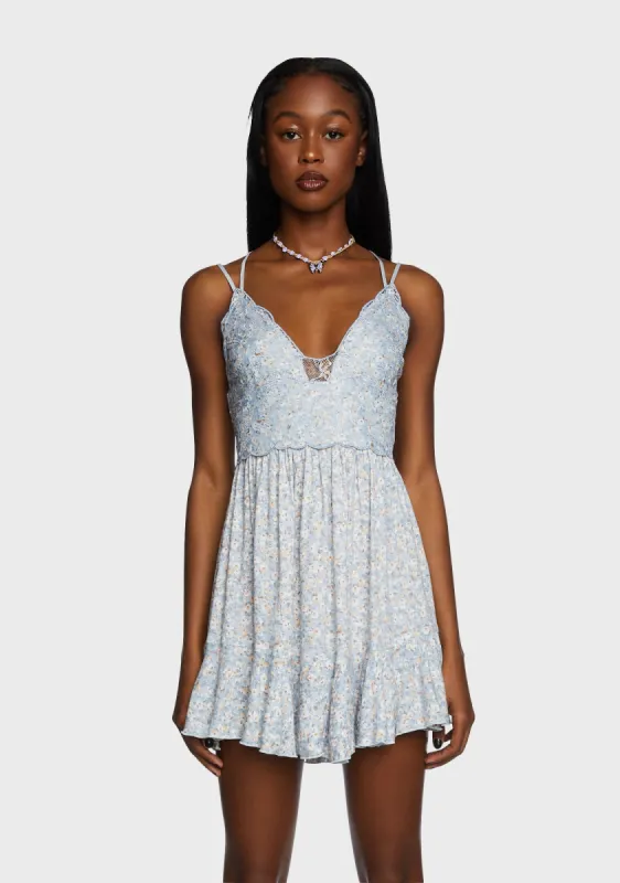 Meadow Breeze Mini Dress sold by Dolls Kill