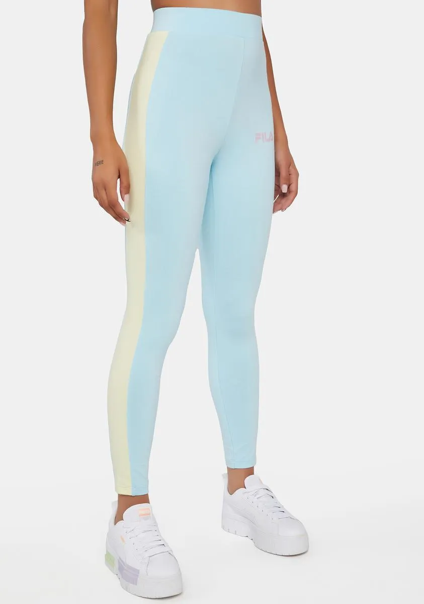 Crystal Blue Mercy Sports Leggings sold by Dolls Kill