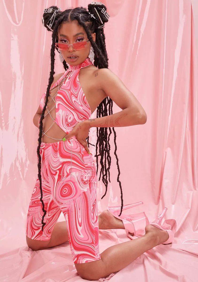 Simmer Down Lace Up Romper sold by Dolls Kill product image thumbnail 2