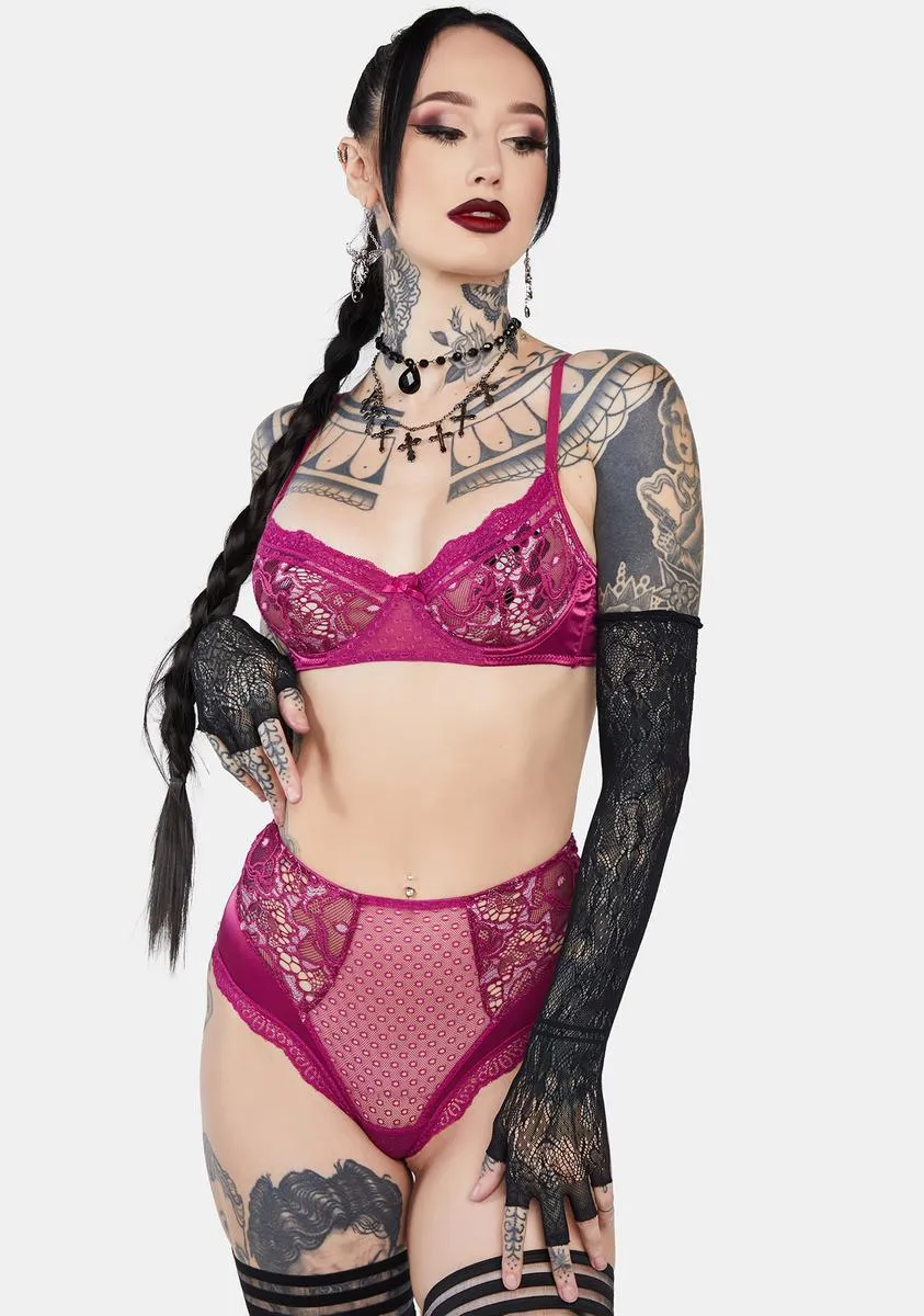 Sexy Thoughts Lingerie Set sold by Dolls Kill