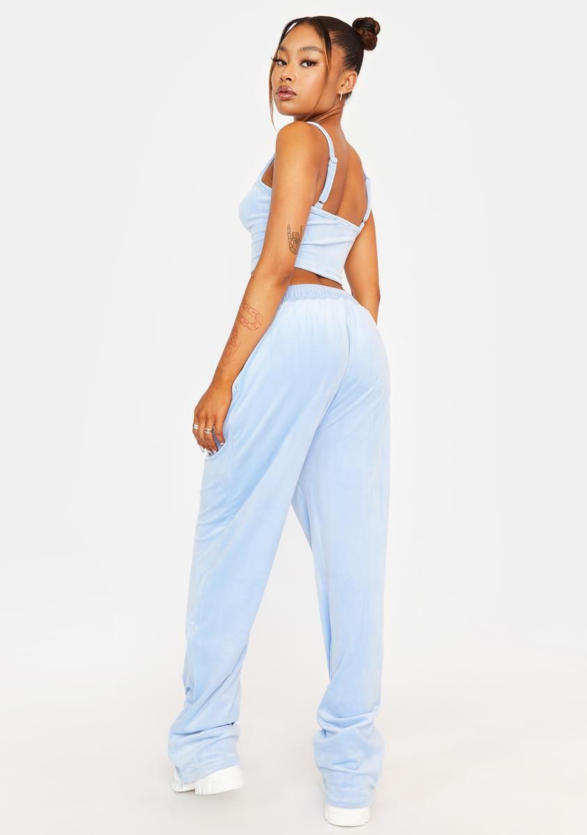 Watch The Clock Velour Lounge Set sold by Dolls Kill product image thumbnail 4