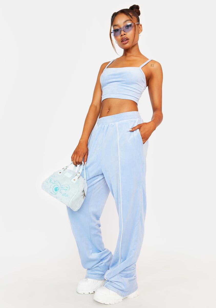 Watch The Clock Velour Lounge Set sold by Dolls Kill product image thumbnail 2