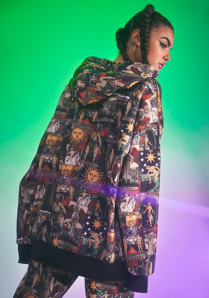 Paint Us Gold Oversized Hoodie sold by Dolls Kill product image thumbnail 4