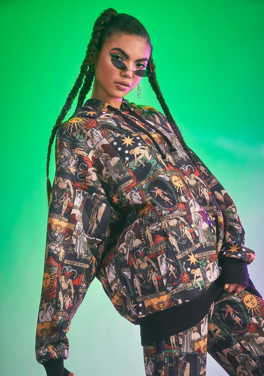 Paint Us Gold Oversized Hoodie sold by Dolls Kill product image thumbnail 2