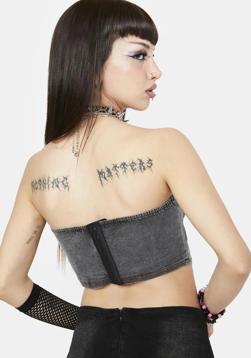 Off To The Races Pinafore Dress sold by Dolls Kill product image thumbnail 4