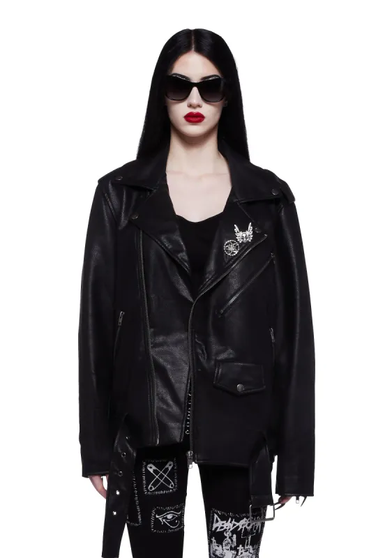 Midnight Movie Moto Jacket sold by Dolls Kill