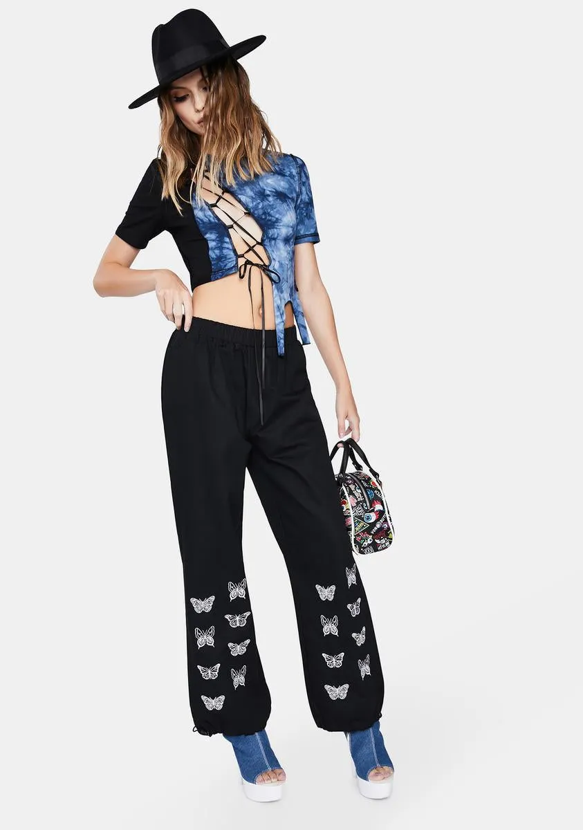Butterfly Jogger Sweatpants sold by Dolls Kill product image thumbnail 2