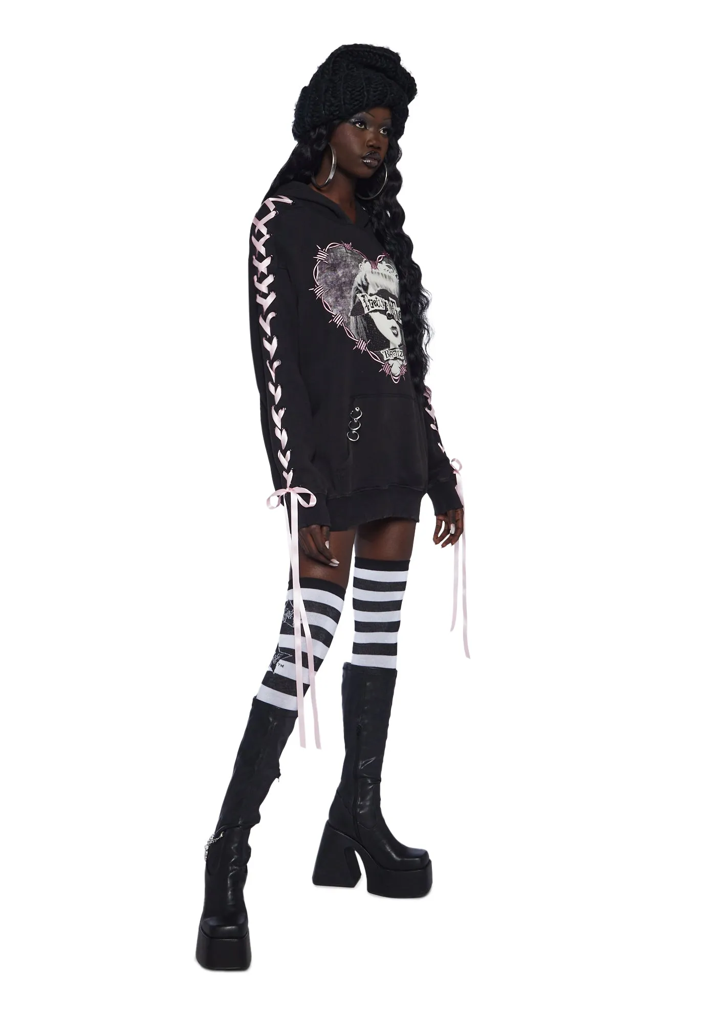 Pretty Punk Pullover Hoodie sold by Dolls Kill product image thumbnail 2