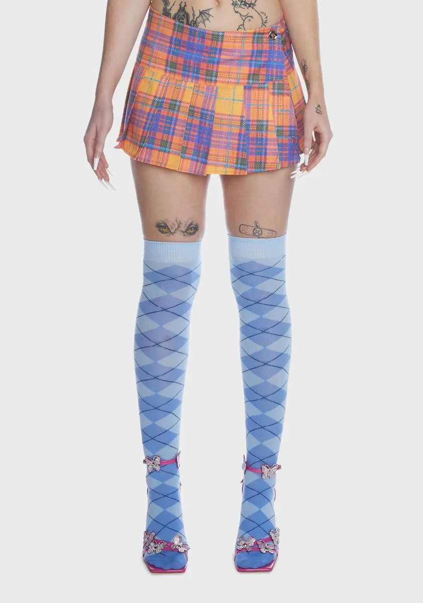 Anarchist Kilt Mini Skirt sold by Dolls Kill