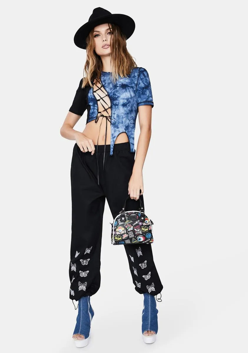 Butterfly Jogger Sweatpants sold by Dolls Kill product image thumbnail 3