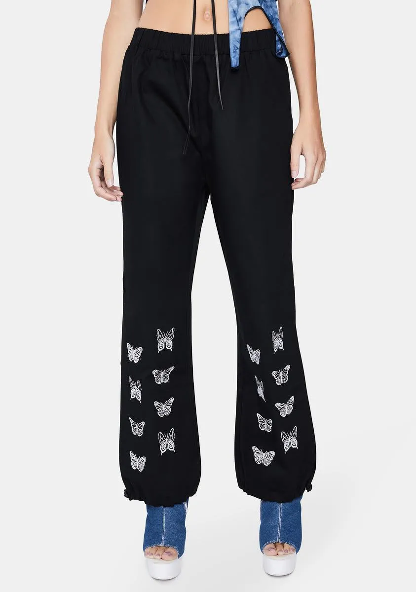 Butterfly Jogger Sweatpants sold by Dolls Kill