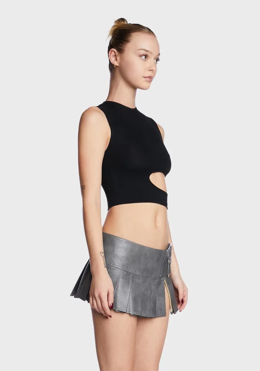 Zane Cut Out Crop Top sold by Dolls Kill product image thumbnail 4