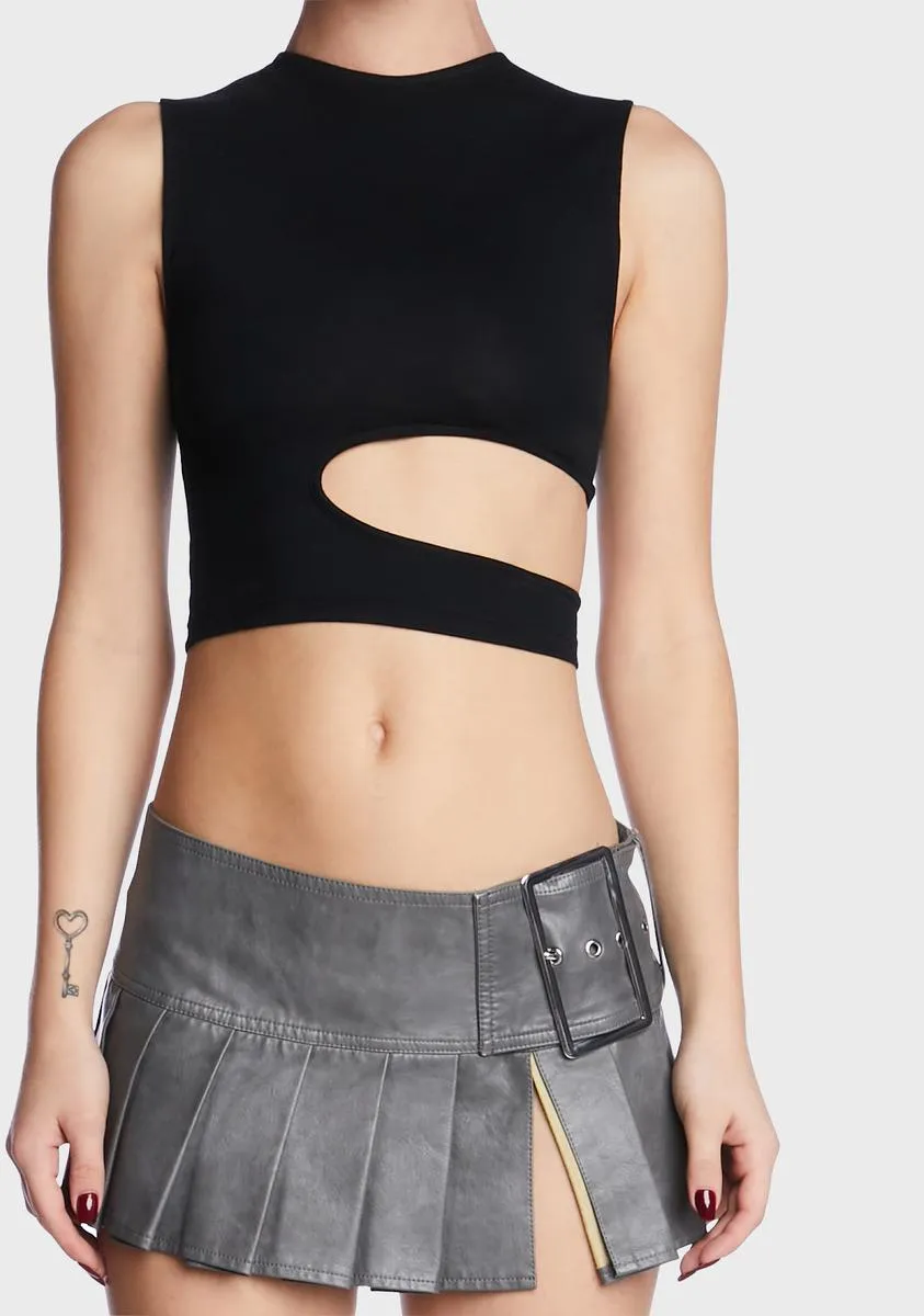 Zane Cut Out Crop Top sold by Dolls Kill product image thumbnail 2