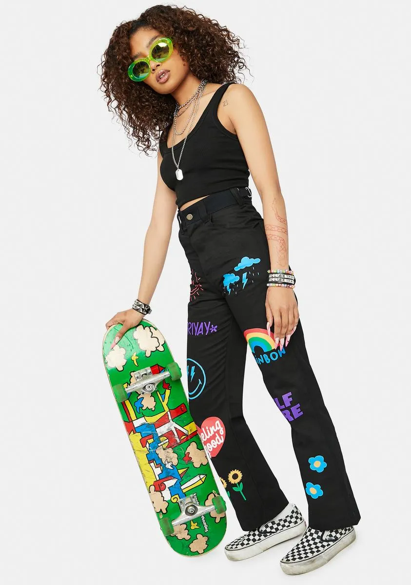 Express Yourself Graphic Jeans sold by Dolls Kill product image thumbnail 2
