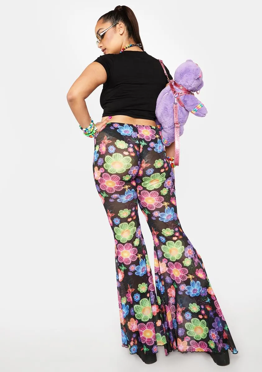 Plus Sonic Bloom Mesh Flares sold by Dolls Kill product image thumbnail 2