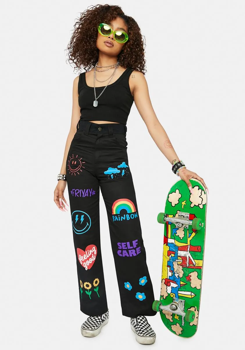 Express Yourself Graphic Jeans sold by Dolls Kill product image thumbnail 3