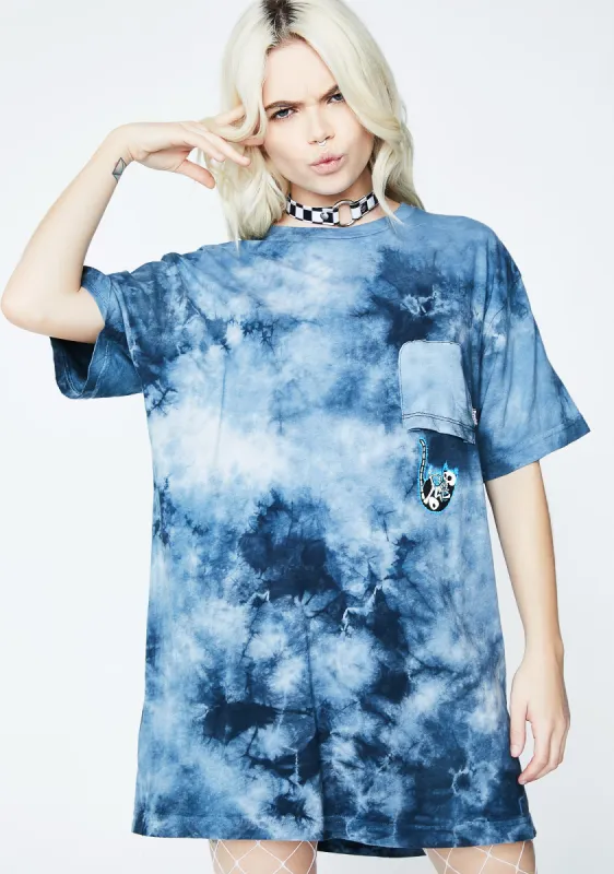 Falling Electrocuted Pocket Tee sold by Dolls Kill