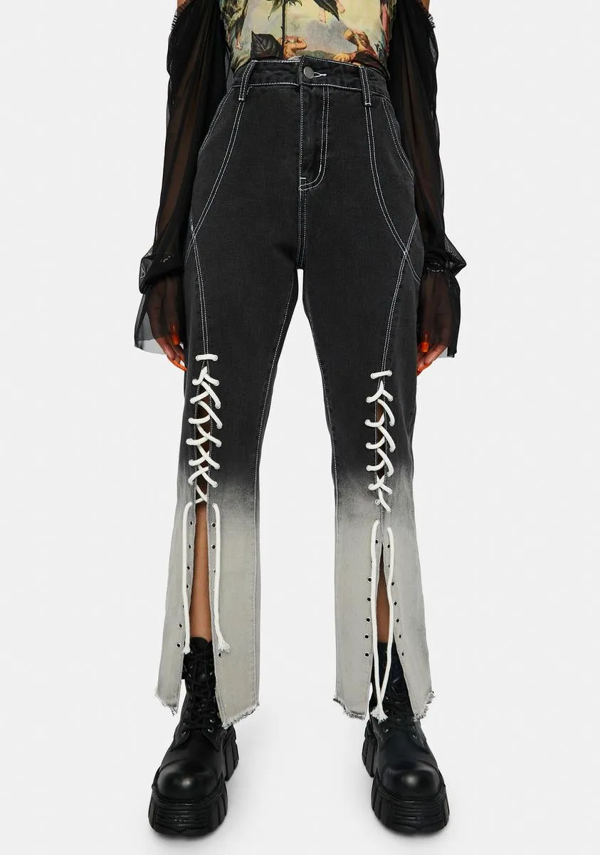 Say Yes High Waist Pants sold by Dolls Kill