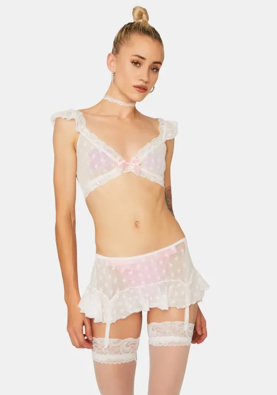 Sweet As Nectar Garter Set sold by Dolls Kill